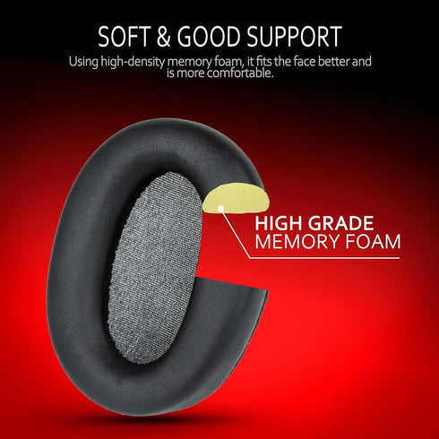 Krone Kalpasmos Replacement Earpads for Sony WH-CH720N, Compatible with Sony WHCH720 Headphone, Memory Foam Cushion