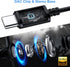 USB C Headphones with Microphone, Wired Type C Over Ear Earbuds for iPhone 15 Pro, Volume Control Sport in Ear