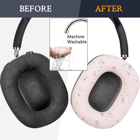 SOULWIT Protective Kit for AirPods Max, Headband Cover + TPU Case Protector + Silicone Ear Pads Cover