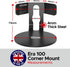 ERA100 Corner Wall Mount Bracket, Low Profile, Black, Single (1pc) with Mounting Hardware for Sonos ERA 100