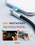 240W 180 3.3ft chubbycable Chubby RotateX Dual Rotating Fast Charging Cable with LED Light Soft Silicone USB C Cable