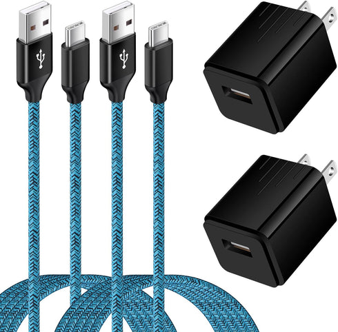 Motorola Fast Charging Phone Charger with USB Type C Cable for Moto G/G Stylus/G Power/G Play 2023/Edge+ (Wall Plug)