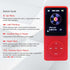 arungo MP3 32GB 128GB Player with Speaker Earphones Portable Music Player for Kids Support FM Radio Voice Recorder