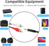 3.5mm to RCA Cable 10ft, 3.5mm TRS Male to 2RCA Male Stereo Y Splitter RCA Cord for Echo Dot, Smartphone, MP3, Tablet,