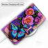 Bcov Hummingbird Butterfly Flowers Leather Flip Case for Moto G Stylus 5G 2024, Wallet Cover with Card Slot Holder