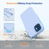 Miracase Liquid Silicone Gel Rubber Case for iPhone 12/12 Pro, Full Body Protection Shockproof Drop Protection, Clove