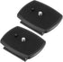 Zelphvt 2 pcs 43mm Tripod Quick Release Plate Camera Quick Release Plate Replacement