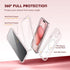 TIESZEN Magnetic iPhone 15 Plus Case: Dustproof, MagSafe compatible, with privacy screen, 9H tempered glass, and