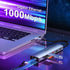 KOZYC USB C Hub Ethernet Multiport Adapter, 7-in-1 with HDMI 4K@60Hz, 100W PD, Compatible with MacBook Air/Pro