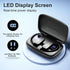 occiam Wireless Earbuds Bluetooth Headphones, 48H Playback, Waterproof with Microphone, LED Display for Sports,