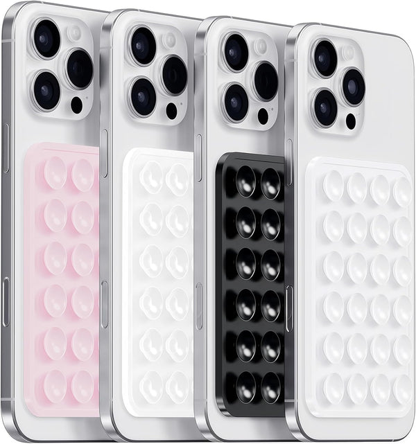 Galundge Silicone Suction Phone Case Mount, Non Slip Sticky Grip for Cellphone, Silicon