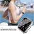 Amazfit Active Smartwatch Screen Protector Case, 2-Pack Hard PC Bumper with Tempered Glass Film Face Cover