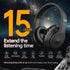 Wireless Bluetooth Headphones, Foldable Over Ear with Microphone, Noise Cancelling for Cellphone, PC, Home Office Travel