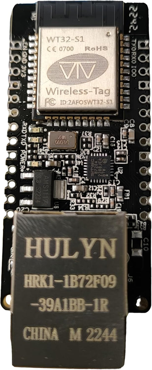 JacobsParts WT32-ETH01 ESP32 Module, Ethernet WiFi Bluetooth Development Board, 100Mbps RJ45