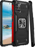 IKAZZ for Galaxy A51 4G Case with Screen Protector, Dual Layer Soft TPU and Hard PC, Anti-Slip Full-Body Rugged Cover