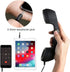3.5mm Retro Telephone Handset Mic Microphone Speaker for iPhone, iPad, Mobile Phones, Cellphone, Smartphone (Black)