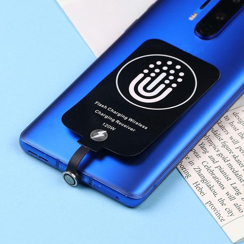 Charging Receiver, 120W Type C Magnetic Dual Purpose Charger Receiver for Type C Phones