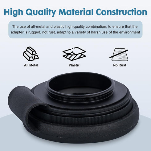 M30 1.5-26mm 14(Adjustable Set x1) Adjustable Iris Filter Cover Iris Aperture Diaphragm Adapter Optical Diaphragm Lens