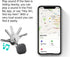 Air Key Finder Tag Coffee - Bluetooth Smart Key Tracker Tag for iOS, Keep Track of Important Items