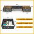WESTREE Dual Monitor Stand Riser with Two Drawers, Extra Large Storage for 2 Monitors, Desktop Organizer