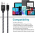 Adaptive Fast Charger for Samsung Galaxy S7 Edge, S6, S5, J3, J7, Moto G5, LG Stylo, 3ft Fast Charging Micro USB
