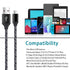Micro Charger Phone Android Cables for Samsung Galaxy A9, Motorola Moto E 2020 E7 E6 E5 G6 Play, 6FT Fast Micro