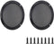10" Universal Black Speaker Grille Mesh Cover, Round Protective Ring for Cars Home Stereo DIY Accessories