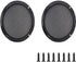 10" Universal Black Speaker Grille Mesh Cover, Round Protective Ring for Cars Home Stereo DIY Accessories