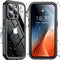 SPIDERCASE Waterproof Case for iPhone 14 Pro Max, Military Dropproof, Built-in Screen Protector, IP68, Black
