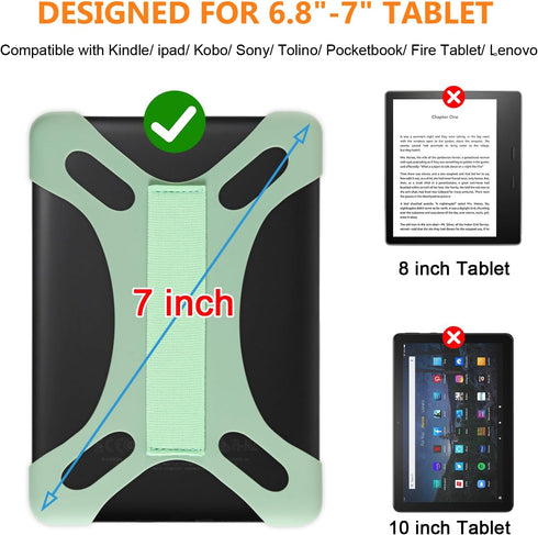 HoYiXi 6-7 6", 6.8", 7" Universal Hand Strap for lnch Kindle eReader,Compatible Kobo/Pocketbook/Tolino/Paperwhite/Nook