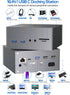 SUTOUG 16-in-1 4K USB-C Docking Station with Triple Display, HDMI, USB Ports, Ethernet, SD/TF Card Reader - Compatible