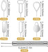 XLIUAX 16Pcs Set, Sim Card Removal Tool Sim Ejector Tool Smooth and Burr-Free SD Card Removal Tools Key Cards Tray