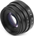 Large Aperture Lens, 35mm F1.6 C Mount, Aluminum Alloy Optical Glass, Manual Fixed Focus Portrait Camera Lens Accessory
