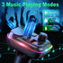 VR Robot Upgraded Bluetooth FM Transmitter for Car, Wireless Bluetooth 5.0 Adapter with Dual USB Ports, 20W PD+QC3.0