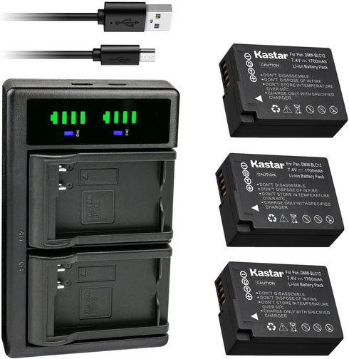 Kastar 3-Pack BP51 Battery and LTD2 USB Charger for Sigma BP-51 Battery, Sigma dp1, dp2, dp3 Quattro