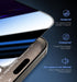 MAGIC JOHN Privacy Glass Screen Protector for iPhone 15 Pro Max 6.7" - 2 Pack, Bubble Free, HD Clear, Easy Install,