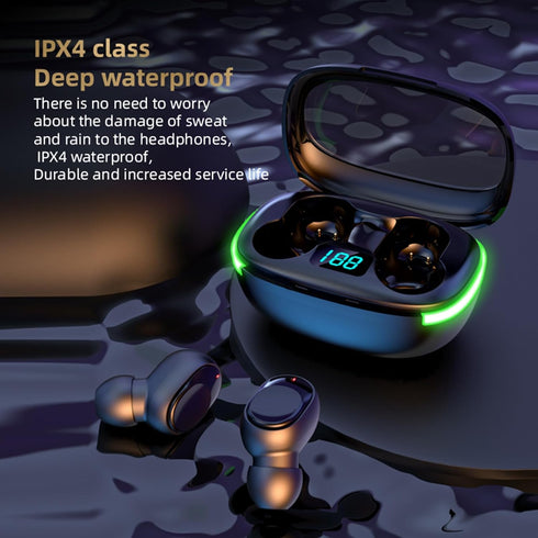 2024 New Version True Wireless Bluetooth Earbuds, In-Ear Headphones with Charging Case, Model 15, Compatible with Apple