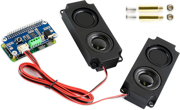 WM8960 Audio HAT Module for Raspberry Pi 4B/3B+/3B/2B/B+/A+/Zero/Zero W, Hi-Fi Sound Card HAT Stereo CODEC