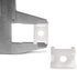 THE CIMPLE CO Cable Tie Base Saddle Mount - Wire Holder Organizer, 100 Pack, White Zip Tie Mounting Block
