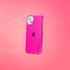 SteepLab Neon Highlighter Case for iPhone, Grippy Jelly Case with Protective Air Pockets (Eye-Catching Hot Pink, iPhone