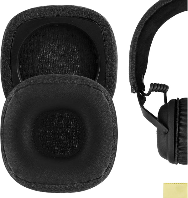 Geekria QuickFit Replacement Ear Pads for Marshall Major III Wired, Major III Bluetooth Wireless, MID ANC Headphones
