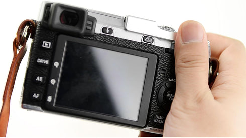 Thumbs Up Grip for Fuji X-E1, X-M1, X-A1, X-E2, X-Pro1 - New Version (Silver)