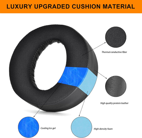 PS5 Cooling Gel Ear Pads - defean Replacement Cushion Cover for Sony ps5 Wireless Headphone, PULSE 3D Headset