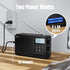 Raddy RF206 Digital AM FM Shortwave Radio, Portable Receiver with 8W Speaker, Battery Powered for Home & Gift