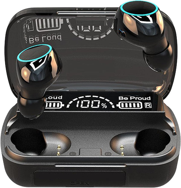 Wireless Earbuds Bluetooth 5.3 Headphones, Touch Control Noise Reduction, IP7 Waterproof Mini Ear Buds Mic In-Ear