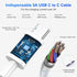 3 Pack 60W USB C to USB C Cable, 3 Feet Fast Charging Cord for Samsung Galaxy S23 S22 S21 S20 Ultra, Note 20 10, Google