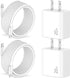 Pixel 8/7/6/5/4/3 Fast Charger, 2Pack 20W USB C Charging Block + 6FT USB C Cable for Google Pixel and Galaxy