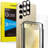 SPARIN 3+2 Pack Screen Protector for Samsung Galaxy S24 5G, 9H Tempered Glass, Case Friendly, Anti-Scratch, Fingerprint