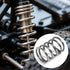 BOXOB 4pcs Remote Control Car Springs, Dark Grey Metal Spring Remote Control Car Replacement Parts Suitable for Arrma