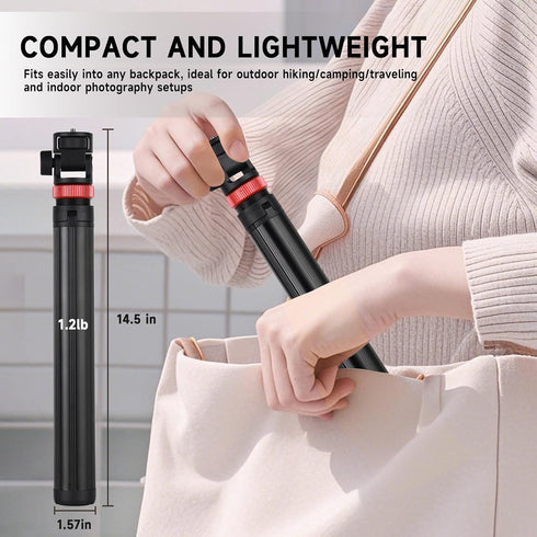 YSKE MT-79 81", 7-Section 0.8lbs, Light Stand Tripod Foldable - Camera Phone Mount for DSLR, GoPro, iPhone, LED Video